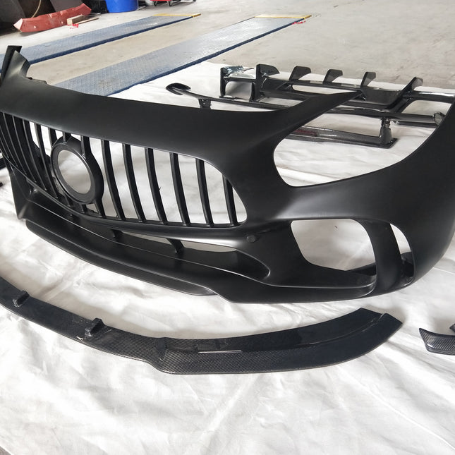 Aero Republic PD Style Front Bumper, Lip and Canards for Mercedes-AMG GT / GT S C190 2015-2017, image 20