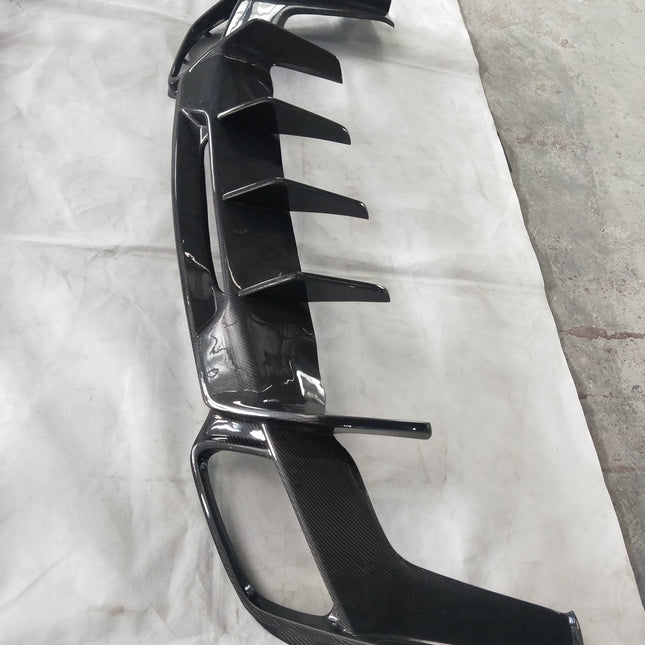Aero Republic PD Style Carbon Fiber Rear Diffuser for Mercedes-AMG GT / GT S C190 2015+, image 2