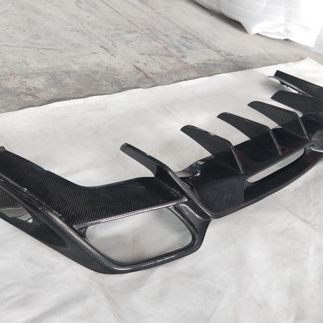 Aero Republic PD Style Carbon Fiber Rear Diffuser for Mercedes-AMG GT / GT S C190 2015+, image 3
