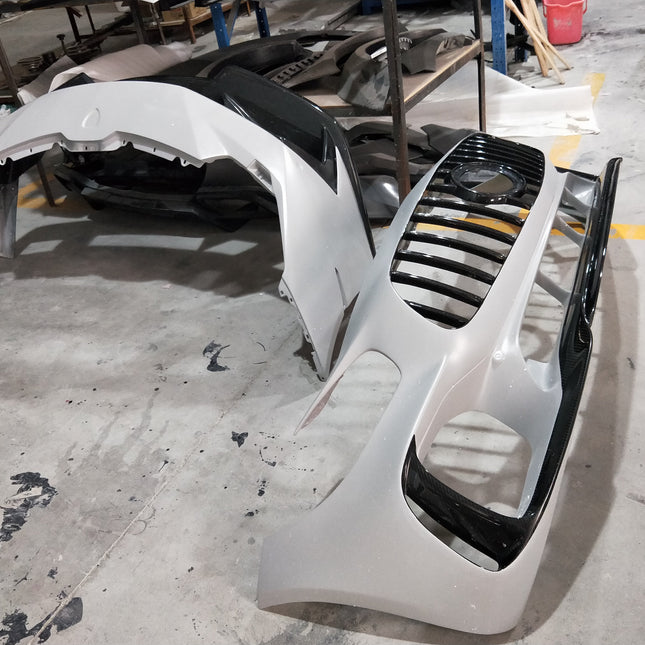 Aero Republic PD Style Front Bumper, Lip and Canards for Mercedes-AMG GT / GT S C190 2015-2017, image 10