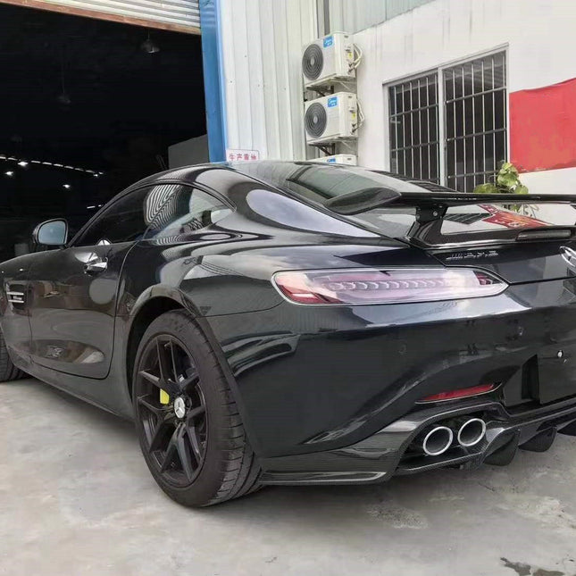 Aero Republic PD Style Carbon Fiber Rear Diffuser for Mercedes-AMG GT / GT S C190 2015+, image 1