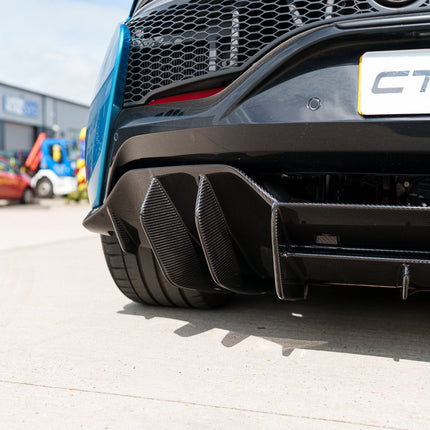 McLaren Artura Carbon Fibre Diffuser fitted