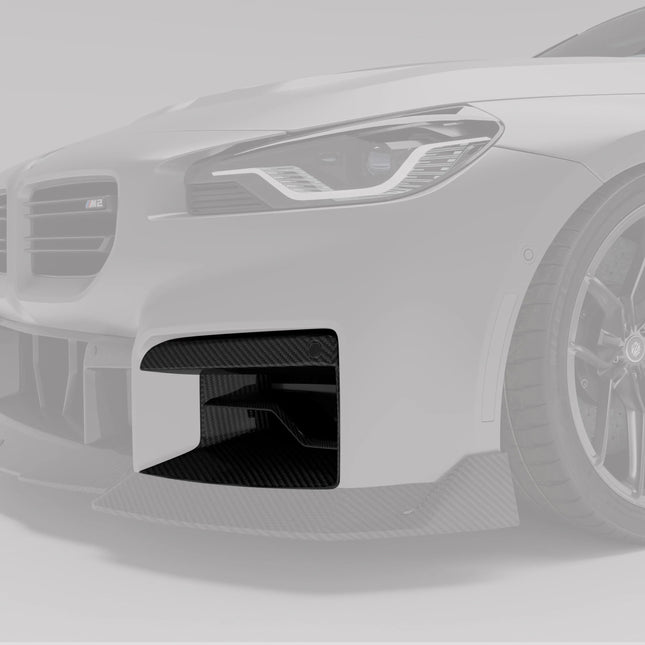Revozport Front Bumper Air Inlet Trims installed