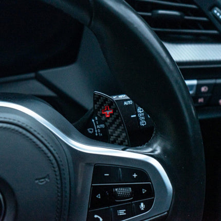 MINI Cooper S F56 Carbon Fibre Shifter Paddles CT487 fitted