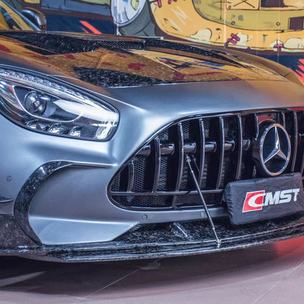 CMST Black Series Style Carbon Fiber Hood with Clear View Glass for Mercedes-AMG GT / GT S / GT C / GT R C190, image 13