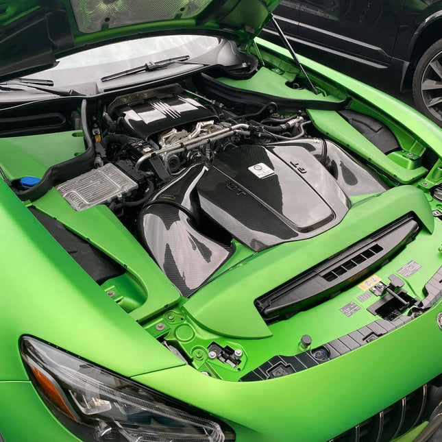 CMST Carbon Fiber Engine Cover (Full Set) for Mercedes-AMG GT / GT S / GT C / GT R 2015+, image 7
