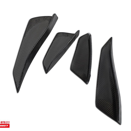 CMST Carbon Fiber Front Bumper Canards for Mercedes-AMG GT / GT S C190 2015-2017, image 2
