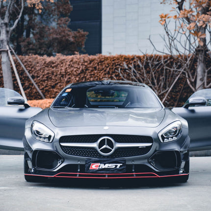 CMST Carbon Fiber Front Bumper Canards for Mercedes-AMG GT / GT S C190 2015-2017, image 3