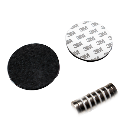 Magnetic number plate kit magnets and pads
