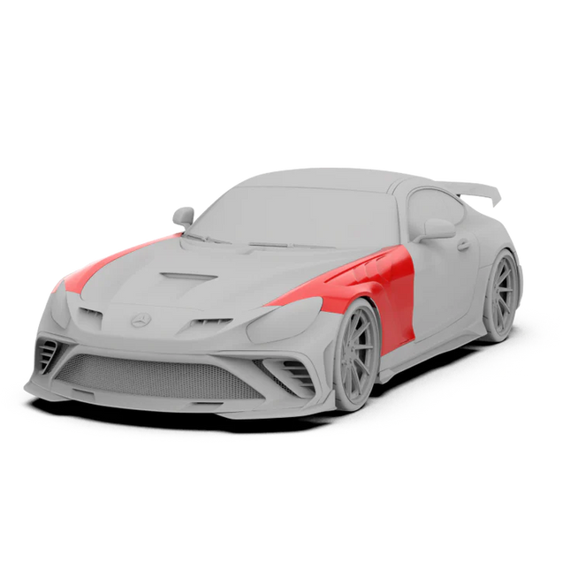 Robot Craftsman Paragon FRP and Carbon Full Body Kit for Mercedes-AMG GT / GT S C190, image 12