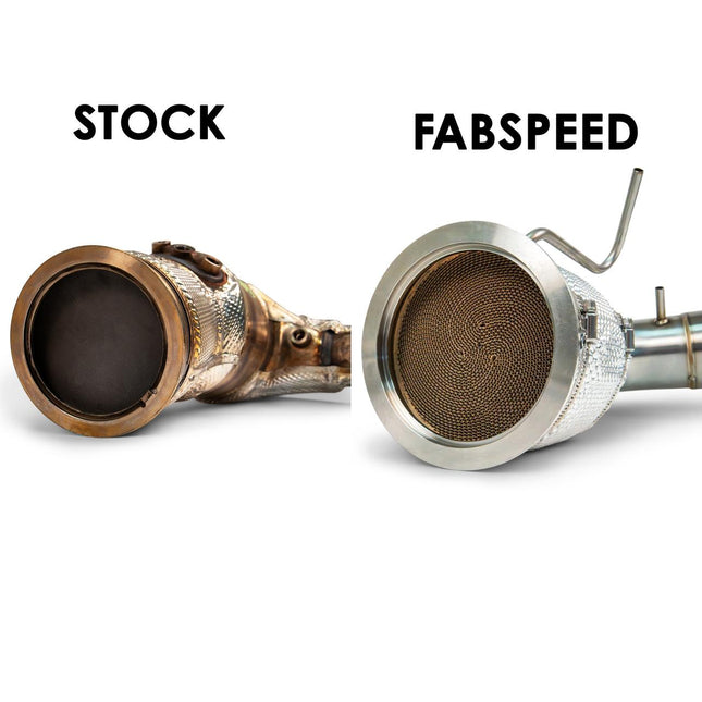 Fabspeed Lamborghini Urus Sport Catalytic Converters, HJS 200 Cell (2018+) [FS.LAM.URUS.SC], view 9
