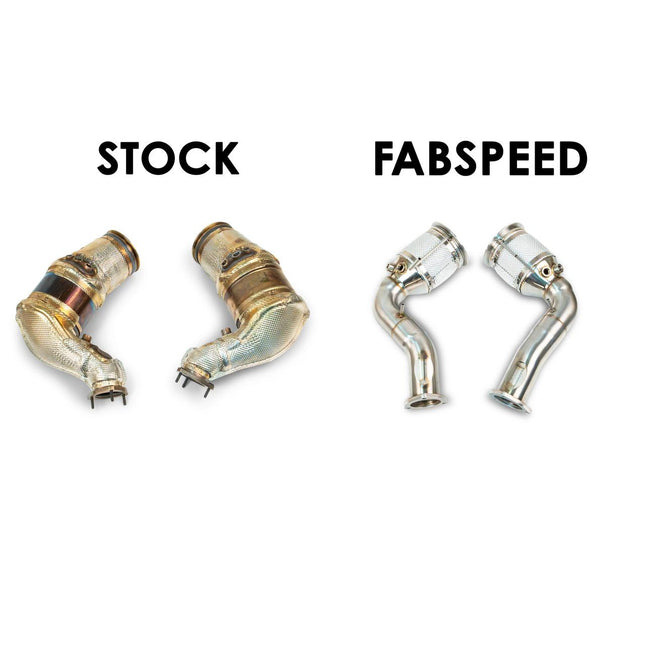 Fabspeed Lamborghini Urus Sport Catalytic Converters, HJS 200 Cell (2018+) [FS.LAM.URUS.SC], view 8