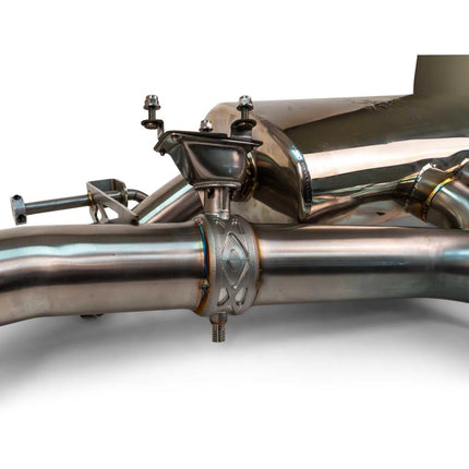 Fabspeed Audi RSQ8 valved cat-back exhaust, valve detail