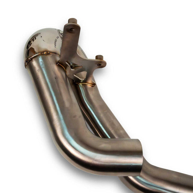 Fabspeed 992.2 GTS muffler bypass view