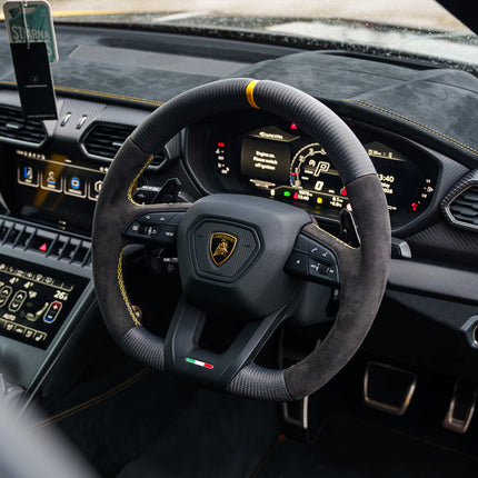 Lamborghini Urus carbon fibre steering wheel Alcantara