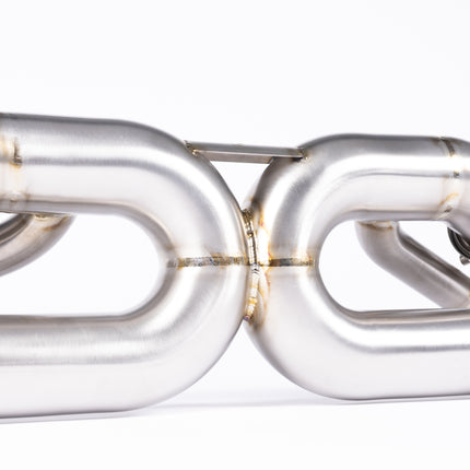 JCR Developments Titanium Centre Section (Valved) for Porsche 911 992 Carrera /S/GTS