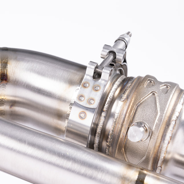 JCR Developments Titanium Centre Section (Valved) for Porsche 911 992 Carrera /S/GTS