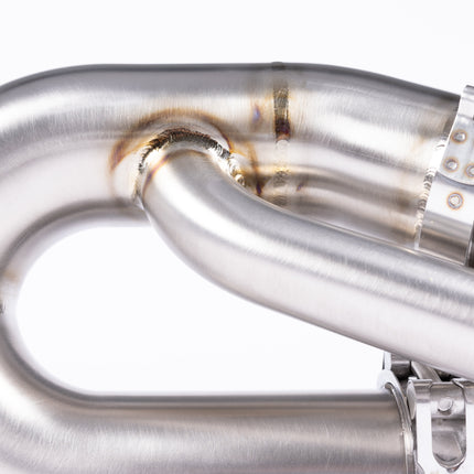 JCR Developments Titanium Centre Section (Valved) for Porsche 911 992 Carrera /S/GTS
