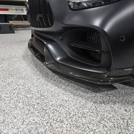 Paktechz Carbon Fiber Front Lip Ver.1 for Mercedes-AMG GT / GT S / GT C C190 2018-2021, image 3
