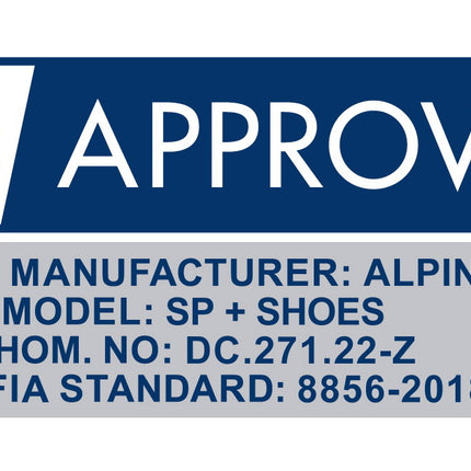 Alpinestars SP+ FIA 8856-2018 homologation