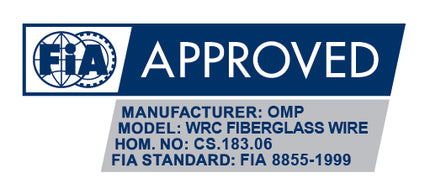OMP WRC-R FIA homologation label