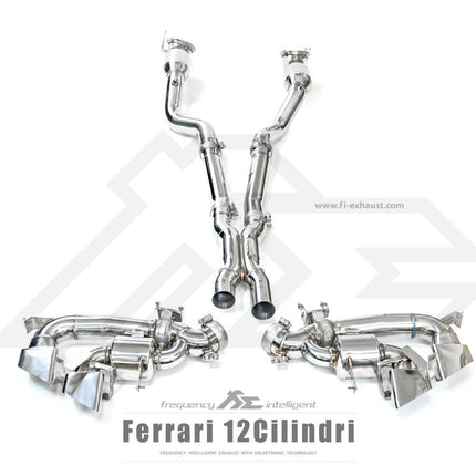 Fi EXHAUST Valvetronic Exhaust System for Ferrari 12Cilindri