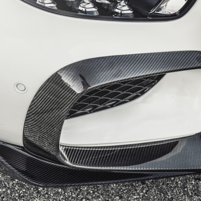 Future Design RT Style Carbon Fiber Front Lip Splitter for Mercedes-AMG GT / GT S / GT C C190, image 14