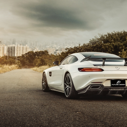 Future Design RT Style Carbon Fiber Rear Diffuser for Mercedes-AMG GT / GT S / GT C C190, image 12