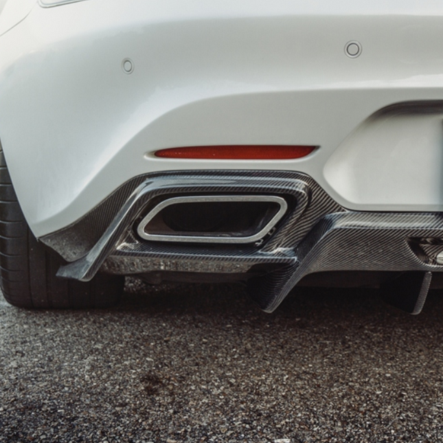 Future Design RT Style Carbon Fiber Rear Diffuser for Mercedes-AMG GT / GT S / GT C C190, image 9