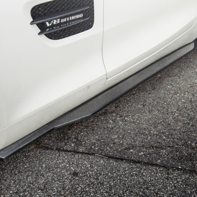 Future Design RT Style Carbon Fiber Side Skirts for Mercedes-AMG GT / GT S C190 2015-2017, image 7