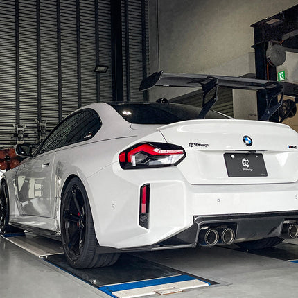 3D Design G87 M2 Carbon Racing Wing installed