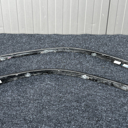 Ferrari 296 GTB Front Lip, Carbon Fiber, Left and Right, OEM, Part Numbers: 778127/778128