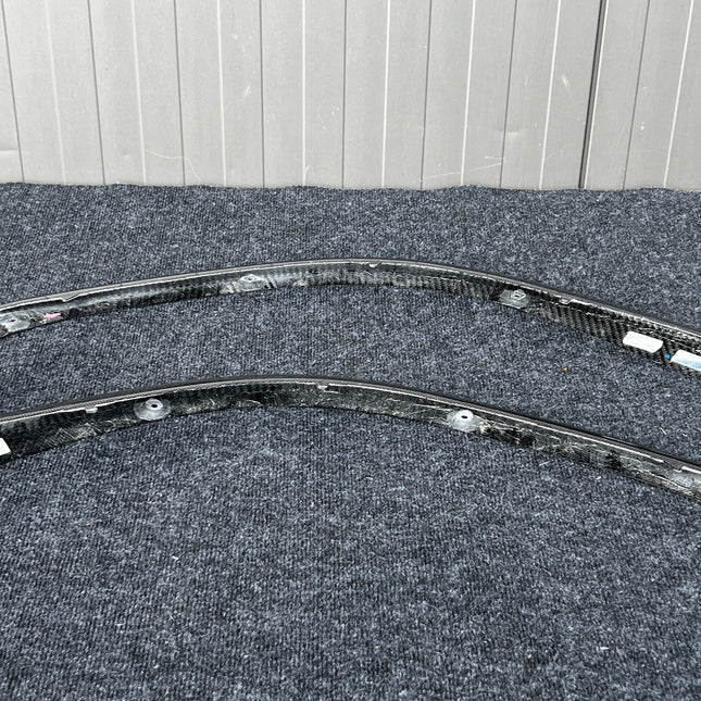 Ferrari 296 GTB Front Lip, Carbon Fiber, Left and Right, OEM, Part Numbers: 778127/778128