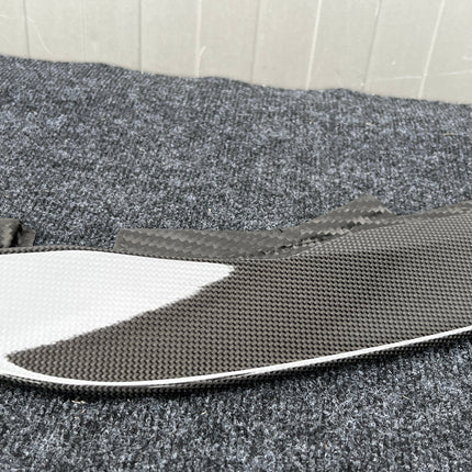 Ferrari 488 Pista Right Lateral Spoiler, Carbon Fiber, Glossy, OEM, Part Number: 824298