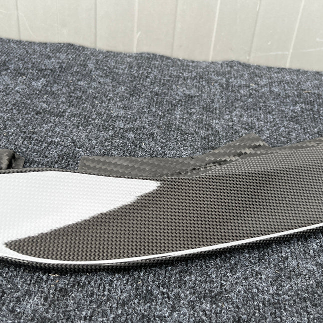 Ferrari 488 Pista Right Lateral Spoiler, Carbon Fiber, Glossy, OEM, Part Number: 824298, view 7