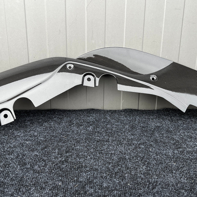Ferrari 488 Pista Right Lateral Spoiler, Carbon Fiber, Glossy, OEM, Part Number: 824298, view 6