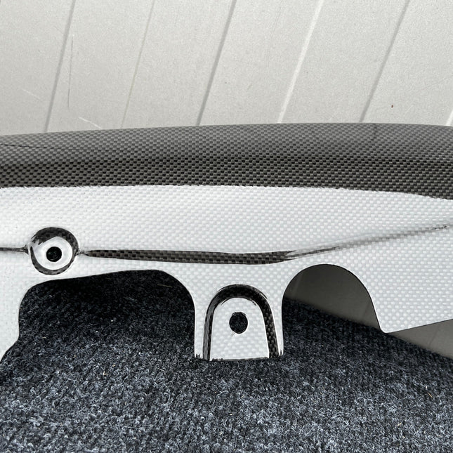 Ferrari 488 Pista Right Lateral Spoiler, Carbon Fiber, Glossy, OEM, Part Number: 824298, view 4