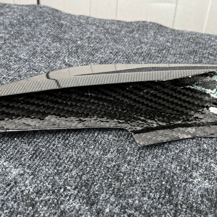Ferrari 488 Pista Right Lateral Spoiler, Carbon Fiber, Glossy, OEM, Part Number: 824298