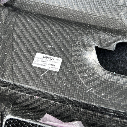 Ferrari 296 GTB Carbon Fiber Rear Engine Compartment Set of 4, OEM, Part Number: 804984, 804970, 889327, 777307