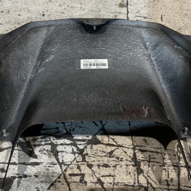 Ferrari SF90 Stradale Front Lip Center Cover, Carbon Fiber, Primed, OEM, Part Number: 872649
