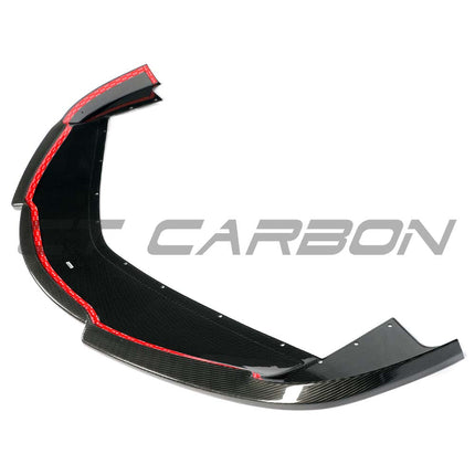 McLaren Artura carbon fibre splitter weave finish