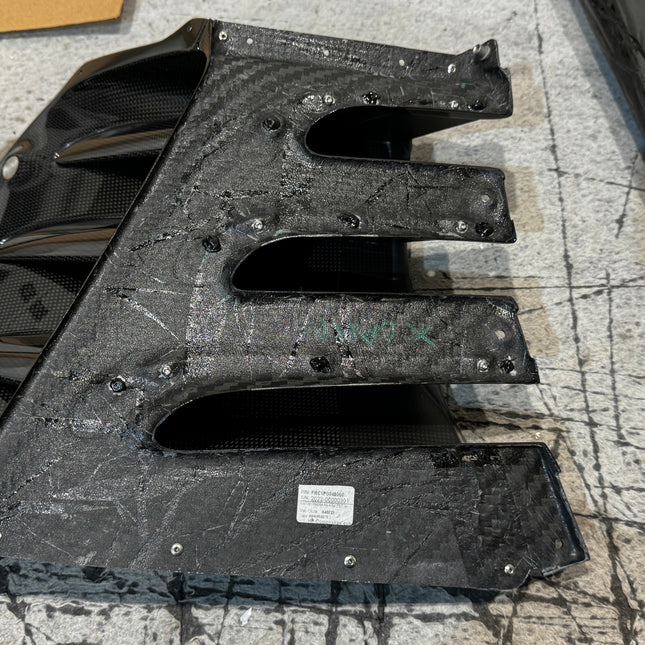 Ferrari 812 Competizione Rear Air Intake, Left Hand, Carbon Fiber, OEM, Part Number: 821772