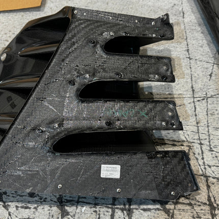 Ferrari 812 Competizione Rear Air Intake, Left and Right, Carbon Fiber, OEM, Part Number: 821774, 821772