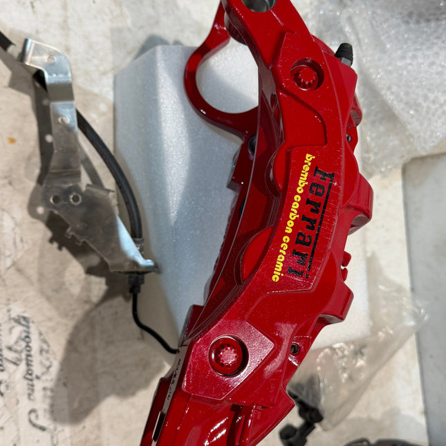Ferrari 488 GTB / Spider Brake Caliper, Rear Left, OEM, Part Number: 20B93206