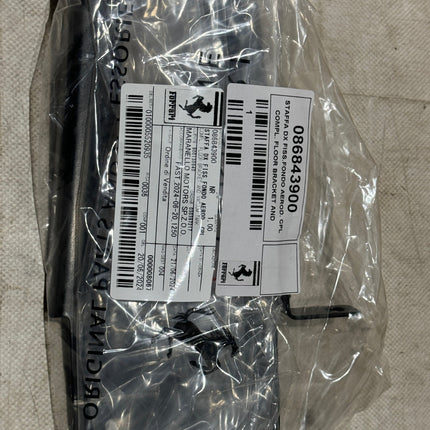 Ferrari 488 F8 Complete Aerodynamic Floor Bracket, Right Hand, OEM, Part Number: 86843900