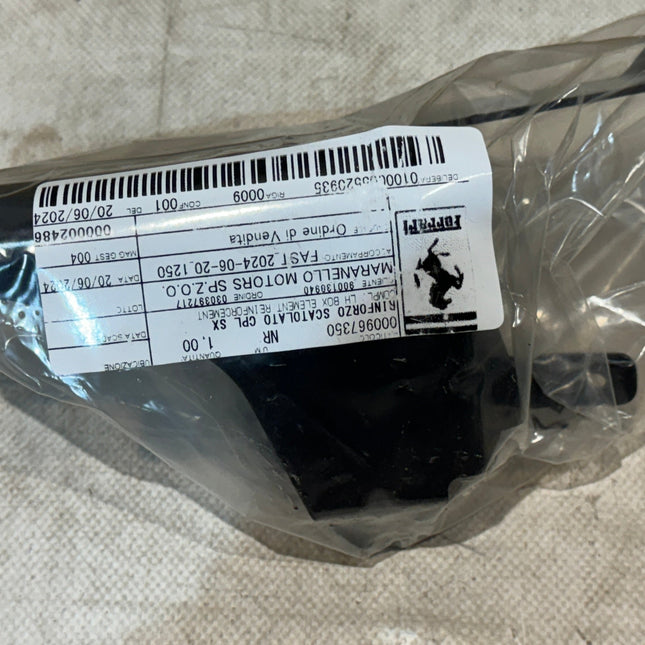 Ferrari F8 Tributo Spider Complete Box Element Reinforcement, Left Hand, OEM, Part Number: 967350