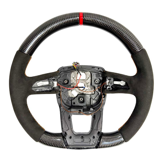 Lamborghini Urus Carbon Fibre Alcantara Flat Bottom Steering Wheel