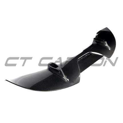 McLaren 750S carbon fibre spoiler rear detail