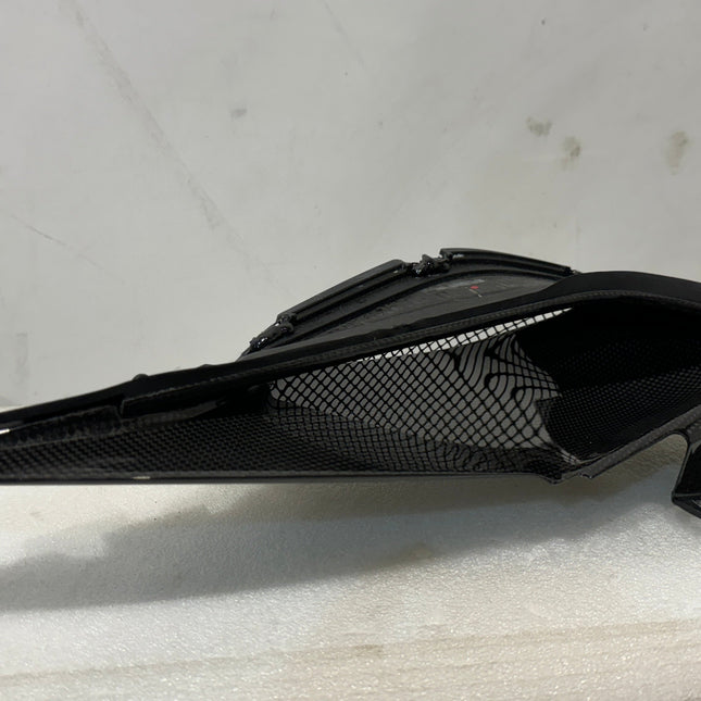 Ferrari F8 Tributo Spider Complete Brake Air Intake, Left Hand, Carbon Fiber, OEM, Part Number: 881787