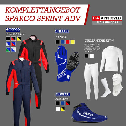 Sparco Sprint ADV complete kit black